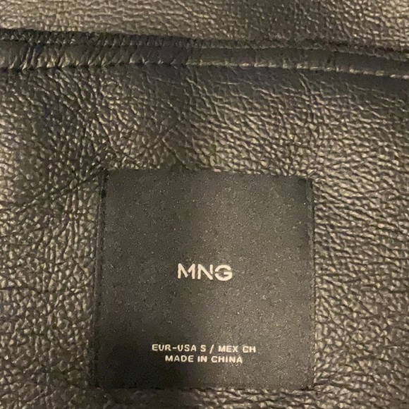 Mango black shearling jacket - Picture 2 of 4